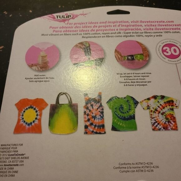 Tulip One step Tie Dye kit. - Picture 4 of 6